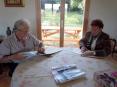 24 septembre 2010 avec Roger mise sous pli du BB chez nous