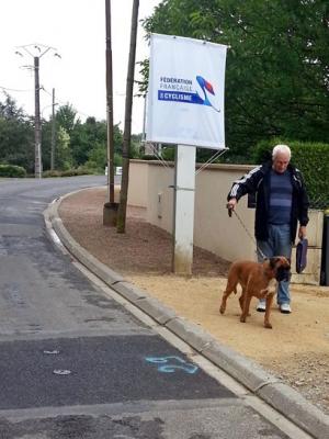 Fae du Crotton Bleu avec son maître